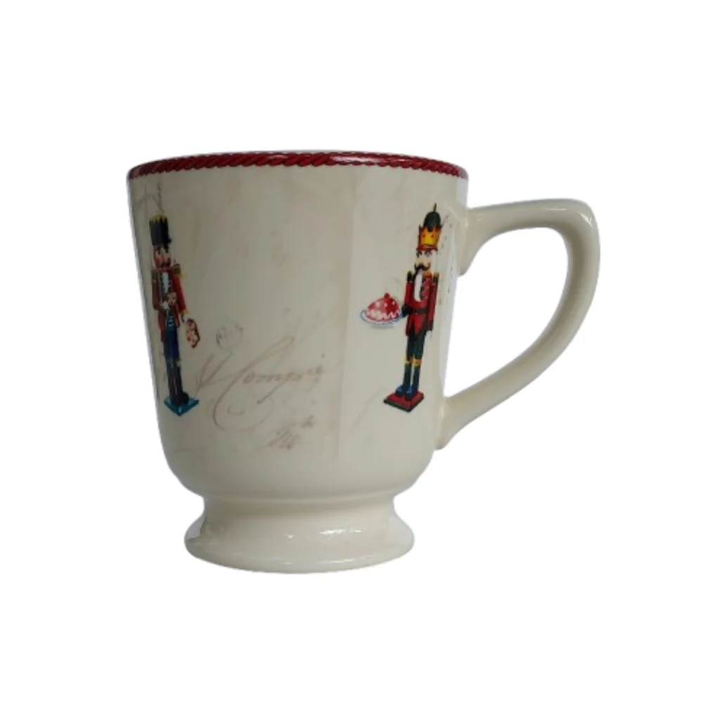William Sonoma Nutcracker Mugs Holiday Christmas XMAS Set Of 4 Marc Lacaze